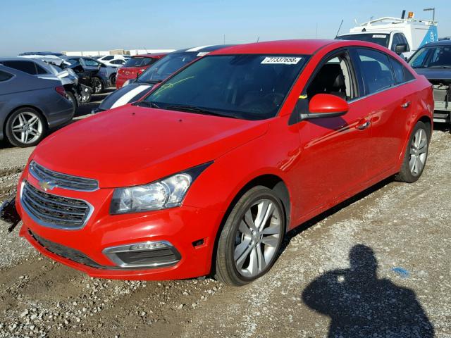 1G1PG5SB6G7224681 - 2016 CHEVROLET CRUZE LIMI RED photo 2