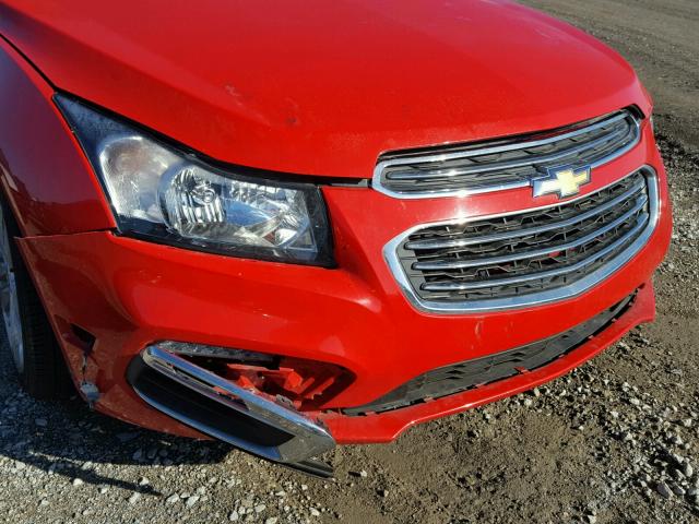 1G1PG5SB6G7224681 - 2016 CHEVROLET CRUZE LIMI RED photo 9