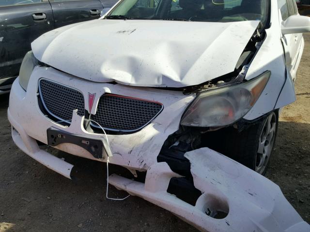 5Y2SL65827Z417787 - 2007 PONTIAC VIBE WHITE photo 9