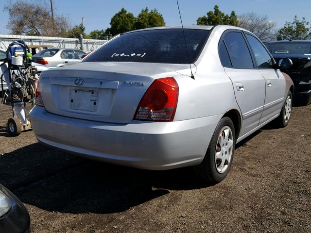 KMHDN46D95U991571 - 2005 HYUNDAI ELANTRA GL GRAY photo 4