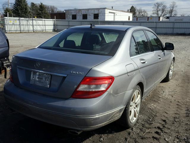 WDDGF81X29R080701 - 2009 MERCEDES-BENZ C 300 4MAT GRAY photo 4