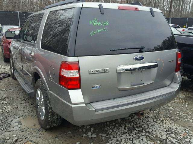 1FMFU16598LA71758 - 2008 FORD EXPEDITION SILVER photo 3