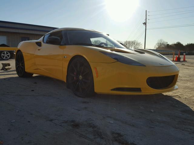 SCCLMDSU8DHA10048 - 2013 LOTUS EVORA YELLOW photo 1