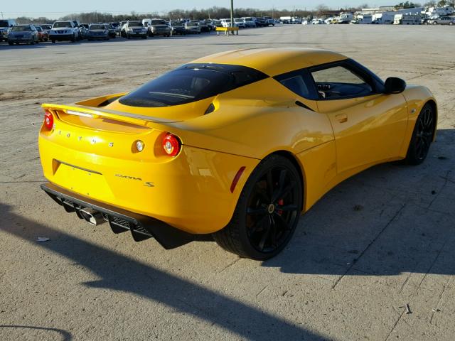 SCCLMDSU8DHA10048 - 2013 LOTUS EVORA YELLOW photo 4