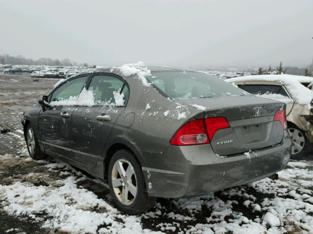 1HGFA168X7L084476 - 2007 HONDA CIVIC EX ნაცრისფერი ფოტო 3