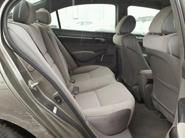 1HGFA168X7L084476 - 2007 HONDA CIVIC EX ნაცრისფერი ფოტო 6