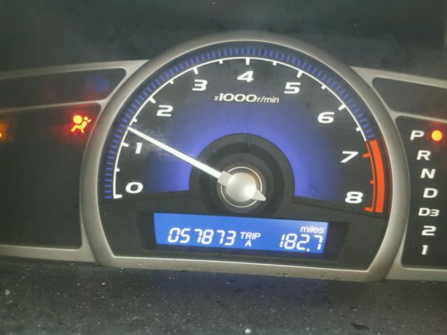 1HGFA168X7L084476 - 2007 HONDA CIVIC EX ნაცრისფერი ფოტო 8