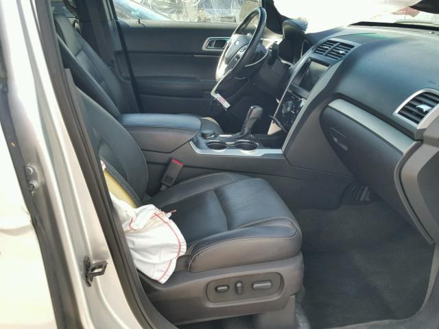 1FM5K8GT6FGA02247 - 2015 FORD EXPLORER S SILVER photo 5