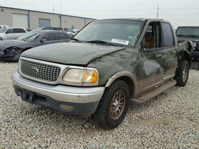 1FTRW07L62KC24807 - 2002 FORD F150 SUPER GREEN photo 2