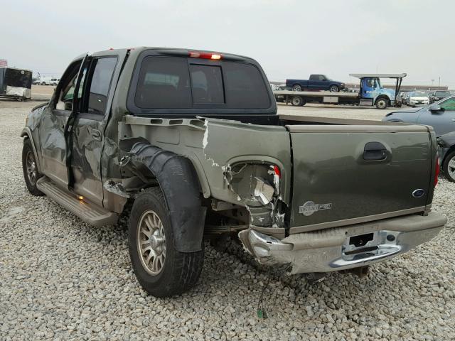 1FTRW07L62KC24807 - 2002 FORD F150 SUPER GREEN photo 3