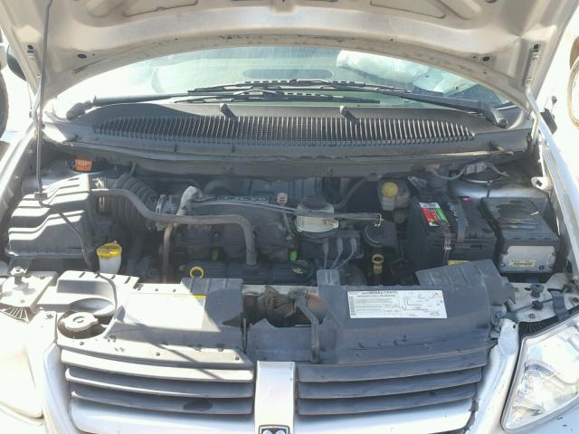 1D4GP45R96B592894 - 2006 DODGE CARAVAN SX SILVER photo 7