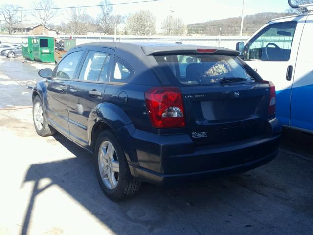 1B3HB48B78D524360 - 2008 DODGE CALIBER SX BLUE photo 3