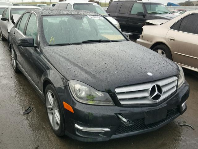 WDDGF4HB4DF973689 - 2013 MERCEDES-BENZ C 250 GRAY photo 1