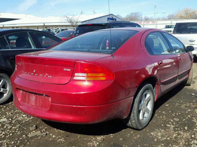 2B3HD46RX4H673983 - 2004 DODGE INTREPID S RED photo 4