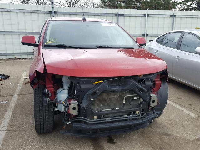 2FMDK39C48BA74232 - 2008 FORD EDGE LIMIT RED photo 9