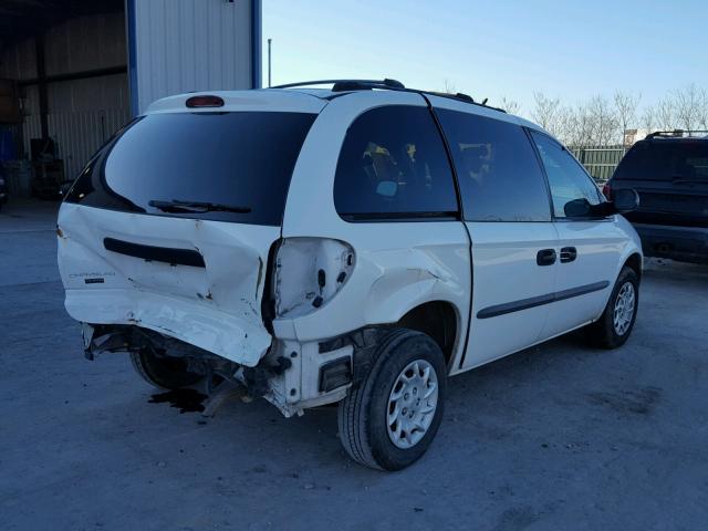 1C4GJ25362B580291 - 2002 CHRYSLER VOYAGER WHITE photo 4