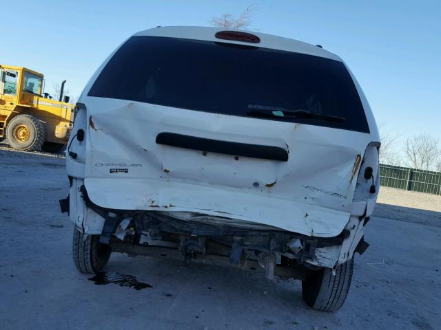 1C4GJ25362B580291 - 2002 CHRYSLER VOYAGER WHITE photo 9