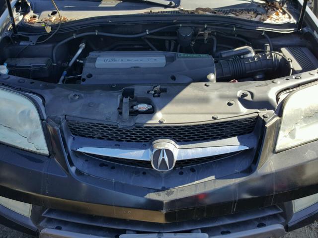 2HNYD18461H532221 - 2001 ACURA MDX BLACK photo 7