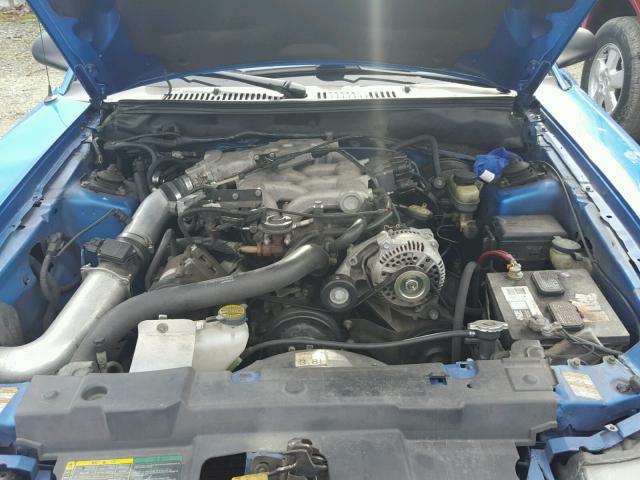 1FAFP4040YF216137 - 2000 FORD MUSTANG BLUE photo 7