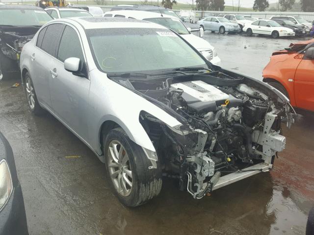 JNKBV61E47M725108 - 2007 INFINITI G35 SILVER photo 1