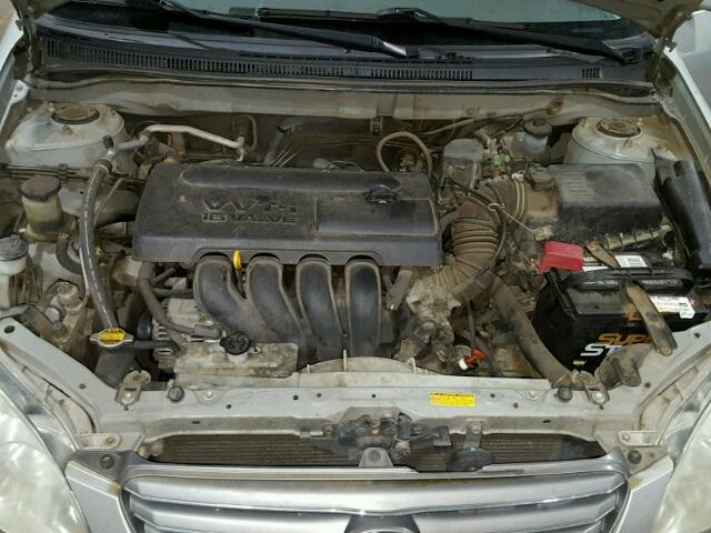 2T1BR38EX3C107566 - 2003 TOYOTA COROLLA CE SILVER photo 7