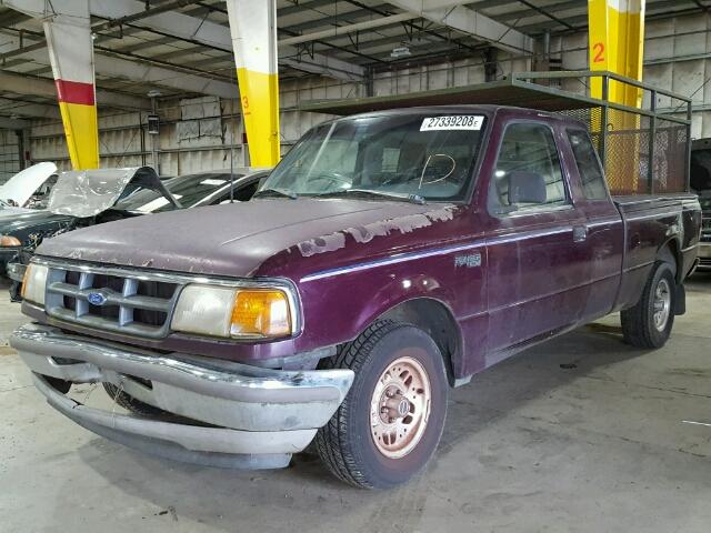 1FTCR14X6PPA21548 - 1993 FORD RANGER SUP PURPLE photo 2