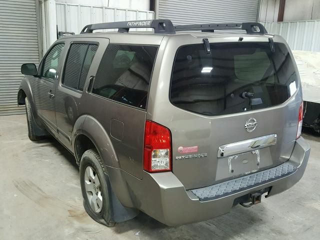 5N1AR18U96C624566 - 2006 NISSAN PATHFINDER GOLD photo 3