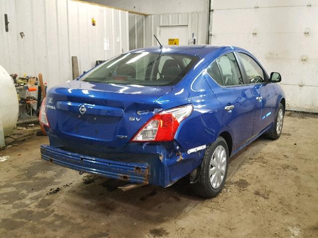 3N1CN7AP5CL856892 - 2012 NISSAN VERSA S BLUE photo 4