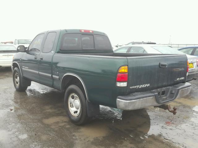 5TBBT44182S310898 - 2002 TOYOTA TUNDRA ACC GREEN photo 3