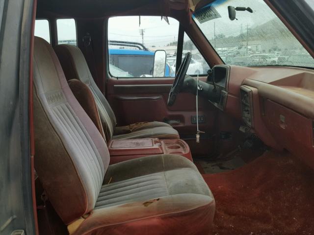 1FTHX25L7HKA81365 - 1987 FORD F250 GRAY photo 5