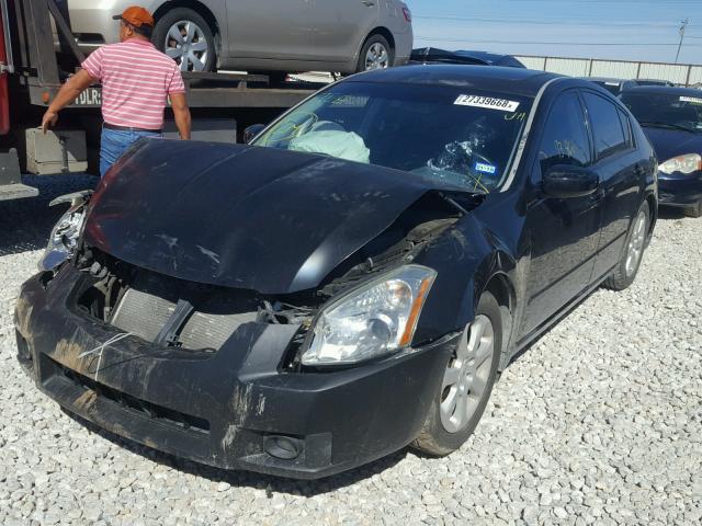 1N4BA41E48C819732 - 2008 NISSAN MAXIMA SE BLACK photo 2