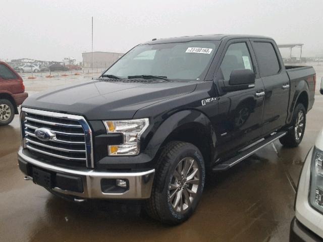 1FTEW1EG4HKC70493 - 2017 FORD F150 SUPER BLACK photo 2