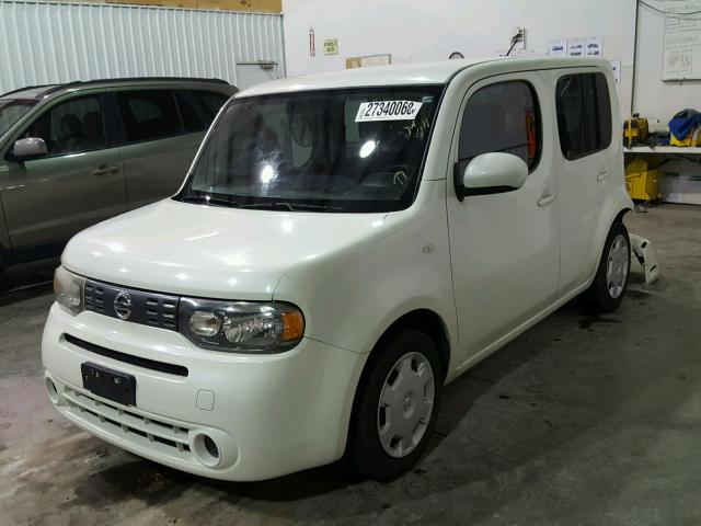 JN8AZ2KRXAT151465 - 2010 NISSAN CUBE BASE WHITE photo 2