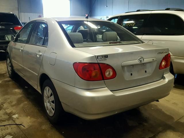 1NXBR32EX3Z094406 - 2003 TOYOTA COROLLA LE 灰色 照片 3