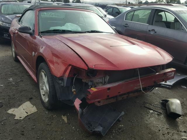 1FAFP44474F117674 - 2004 FORD MUSTANG RED photo 1