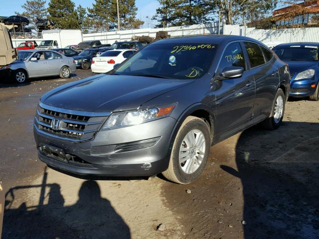 5J6TF3H33CL001720 - 2012 HONDA CROSSTOUR GRAY photo 2