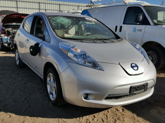 JN1AZ0CP7CT024031 - 2012 NISSAN LEAF SV SILVER photo 1