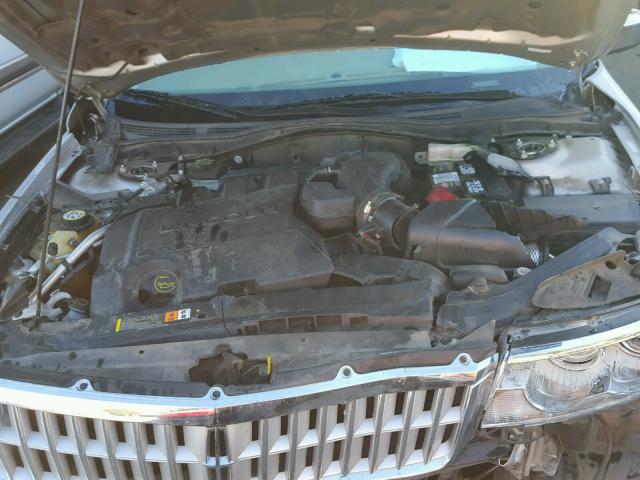 3LNHM26T68R625630 - 2008 LINCOLN MKZ SILVER photo 7