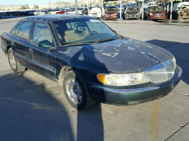 1LNFM97V1WY694823 - 1998 LINCOLN CONTINENTA GREEN photo 1