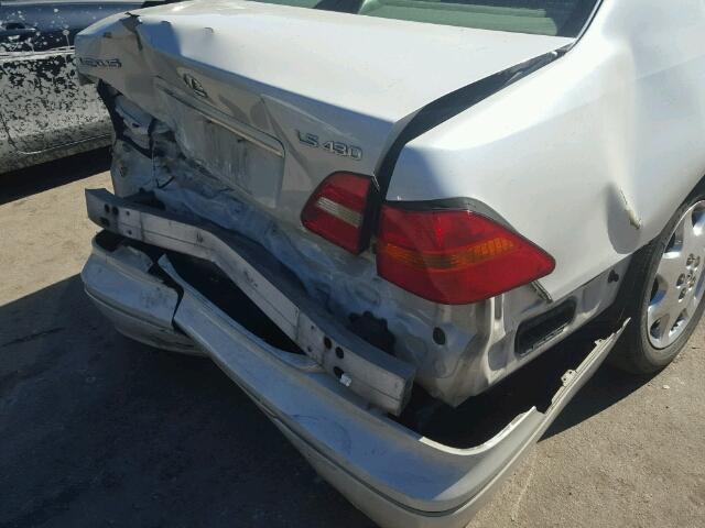 JTHBN30F610020267 - 2001 LEXUS LS 430 WHITE photo 9