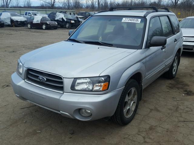 JF1SG65684H736640 - 2004 SUBARU FORESTER 2 SILVER photo 2