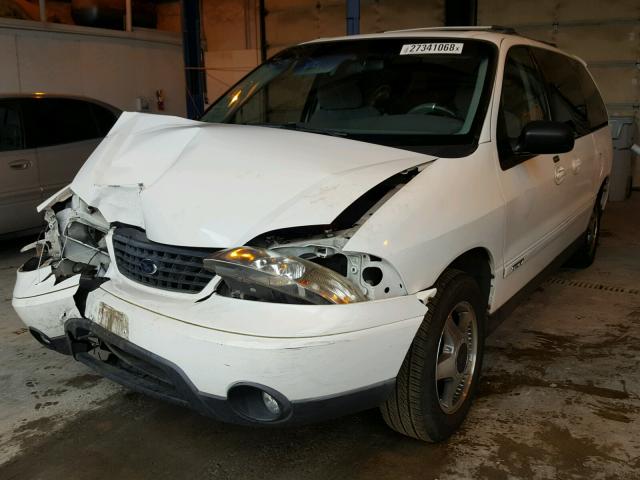 2FMZA57421BC03557 - 2001 FORD WINDSTAR S WHITE photo 2