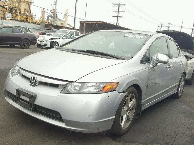 1HGFA168X7L063479 - 2007 HONDA CIVIC EX SILVER photo 2