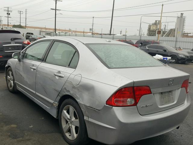 1HGFA168X7L063479 - 2007 HONDA CIVIC EX SILVER photo 3