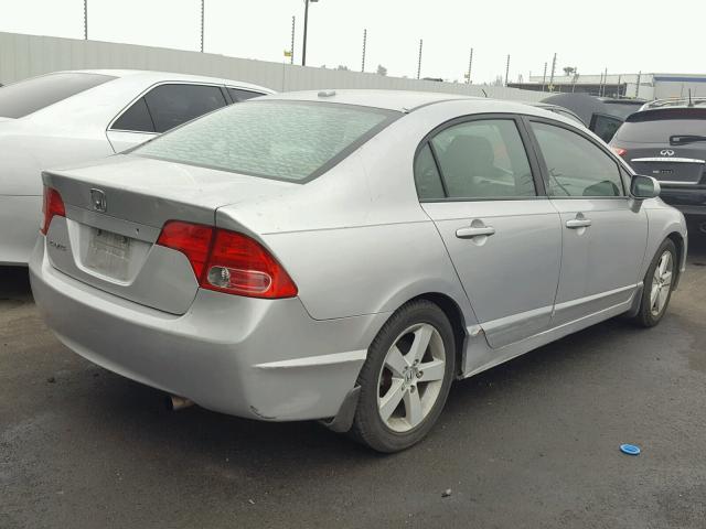 1HGFA168X7L063479 - 2007 HONDA CIVIC EX SILVER photo 4