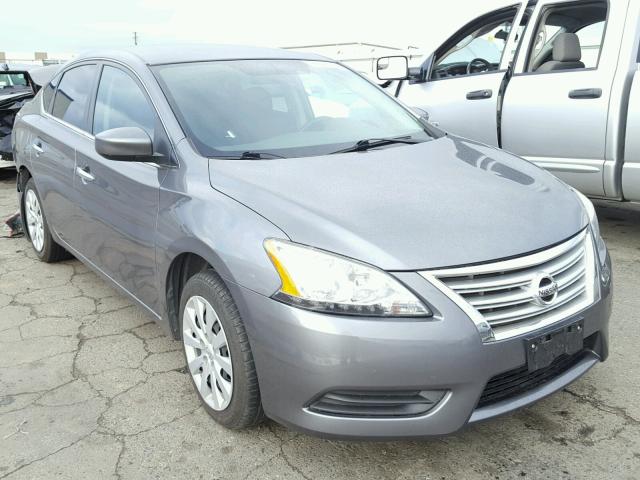 3N1AB7AP3FY238266 - 2015 NISSAN SENTRA S CHARCOAL photo 1