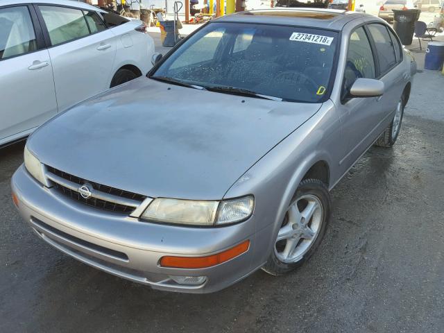 JN1CA21D6XT214753 - 1999 NISSAN MAXIMA GLE GRAY photo 2