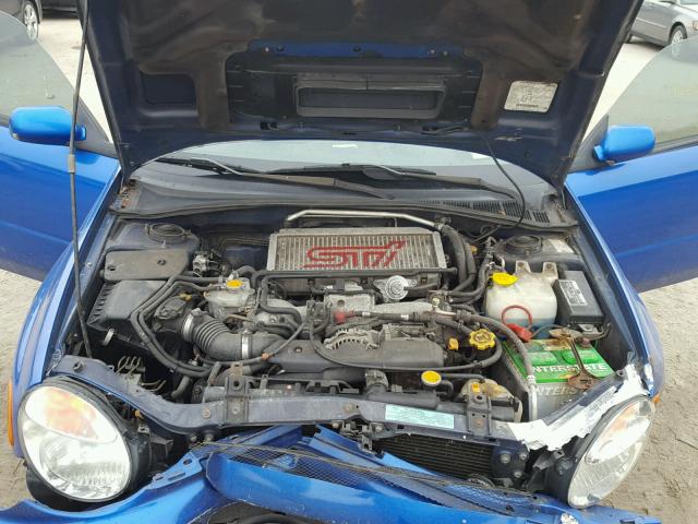 JF1GD29693H510283 - 2003 SUBARU IMPREZA WR BLUE photo 7