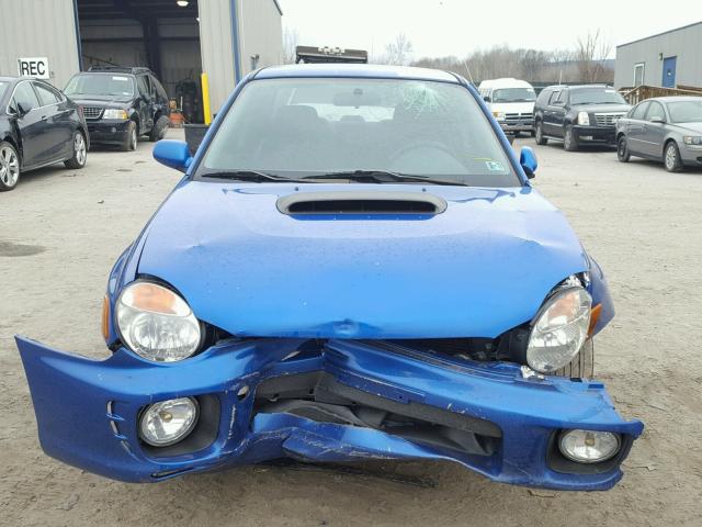 JF1GD29693H510283 - 2003 SUBARU IMPREZA WR BLUE photo 9