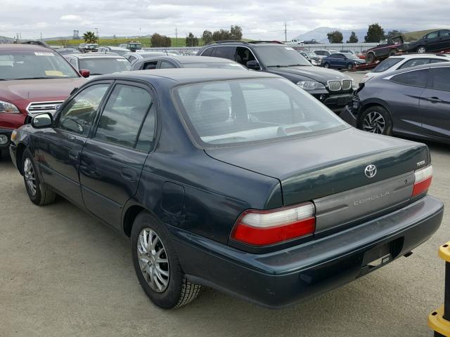 1NXBA02EXTZ421487 - 1996 TOYOTA COROLLA GREEN photo 3